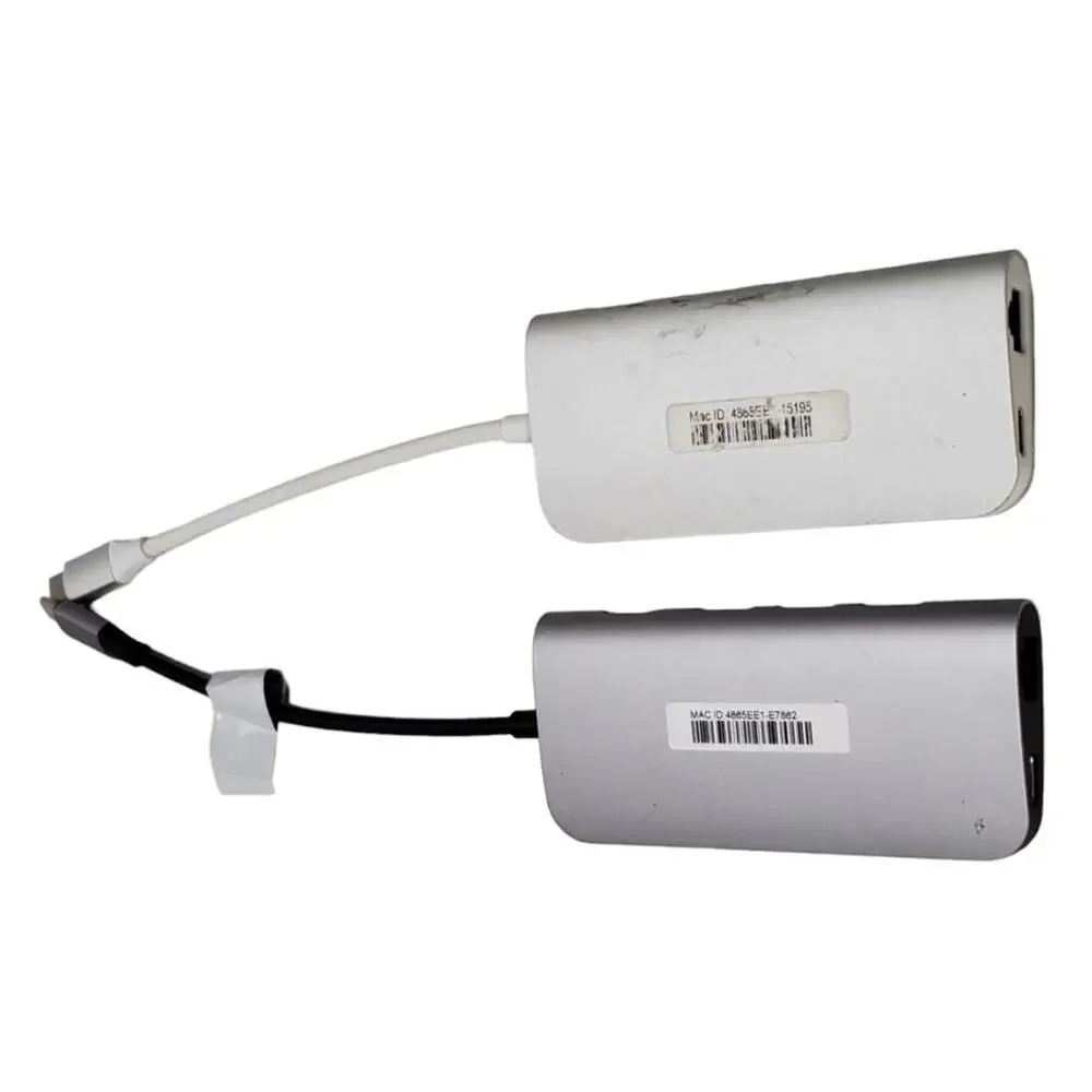 Lot Of 2 SMK-Link VP6920 USB-C Multi-Port Hub Mini Docking Station For Laptop
